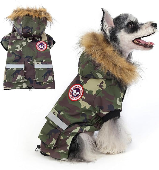 PINA Dog Coats for Small Dogs, Waterproof Dog Jacket
