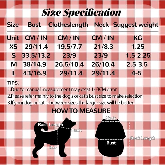 MengYu Princess Dresses for Small Dog Lolita Clothes for Cat Velvet Costume Pretty Lace Outfits Fall Costumes (Red, L)