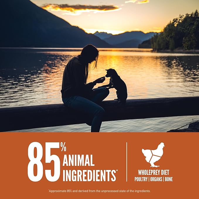 ORIJEN Grain Free High Protein Dry Dog Food Small Breed Puppy Recipe 4lb Bag