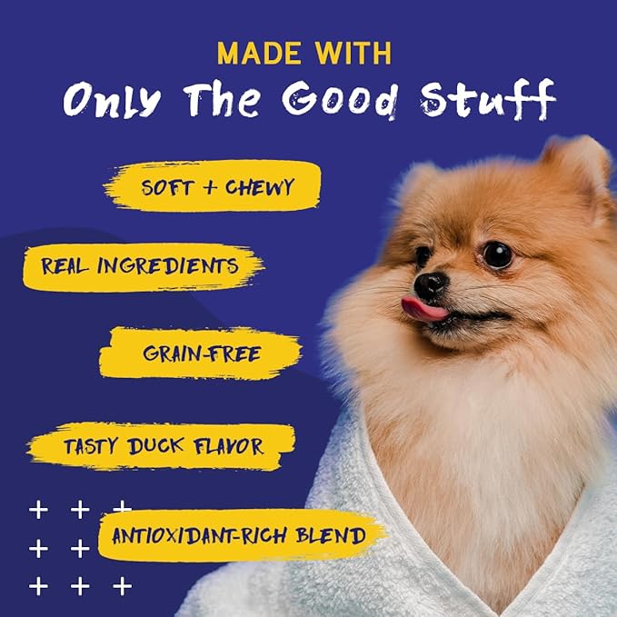 PupGrade Skin & Coat Soft Chew Supplement for Dogs – Supports Healthy Skin, Coat, and Immune Function - Rich in Natural Fish Oil, Omega Fatty Acids, and Vitamins – 180 Soft Chews