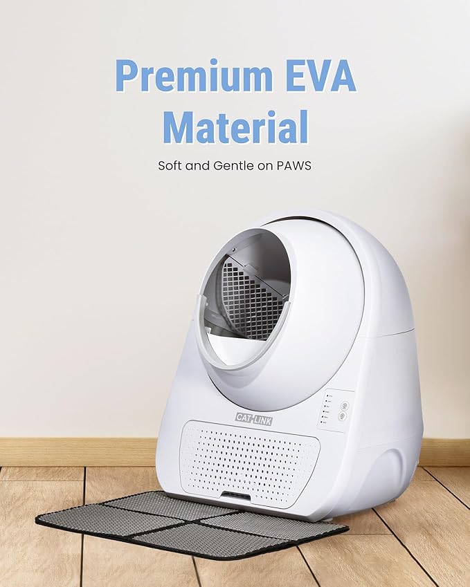 CATLINK Automatic Self Cleaning Cat Litter Box for Multiple Cats, Large Capacity with Advanced Odor Control, Versatile Litter Compatibility, Mat & Garbage Bag for Cats 3.5-22 lbs