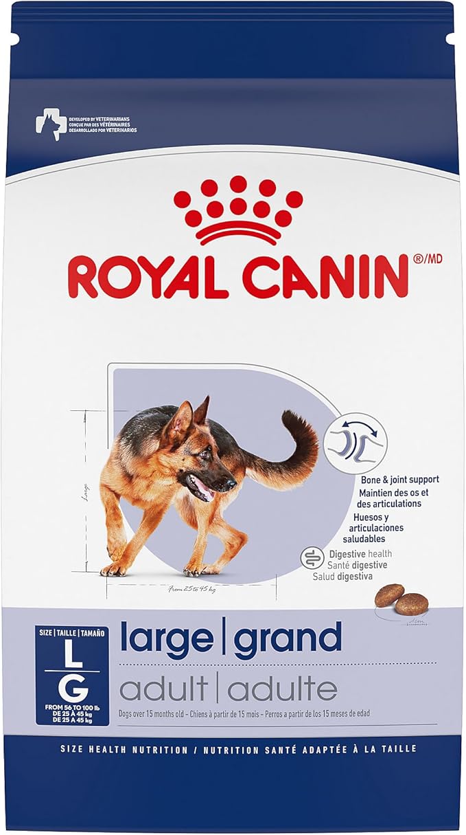 Royal Canin Size Health Nutrition Large Adult Dry Dog Food, 30 lb Bag
