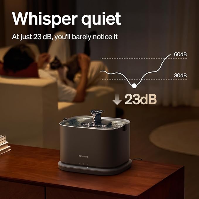 PETLIBRO Replacement Filters for Dockstream Cat Water Fountain PLWF005 PLWF115 PLWF105, 4 Months Set of Replacement Filters for Ultra Quiet Pet Water Fountain, White 8 Count (Pack of 1)