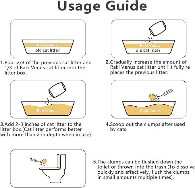 Tofu Cat Litter - Strong Clumping, Ultra Absorbent, Odor Control, Flushable, Low Tracking, Low Dust Tofu Litter Pellets - 3 Packs/18LB (Original Flavor)