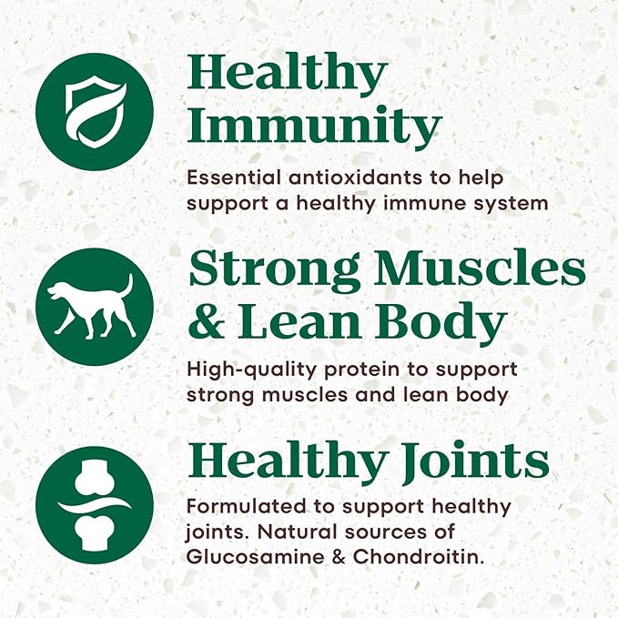 Nutro Ultra Senior Dry Dog Food with a Trio of Proteins from Chicken, Lamb and Salmon, 24 lb Bag