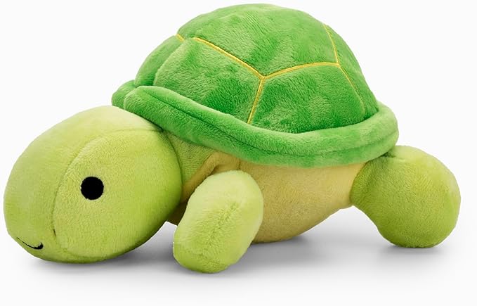 Flourish Pets 3 in 1 Multi-Layer Chew Toy for Active Dogs | Non-Toxic BPA Free Double Stitched Soft Fabric Exterior Dog Toys | Long-Lasting Dog Plush Toys – Small Turtle 7.5"