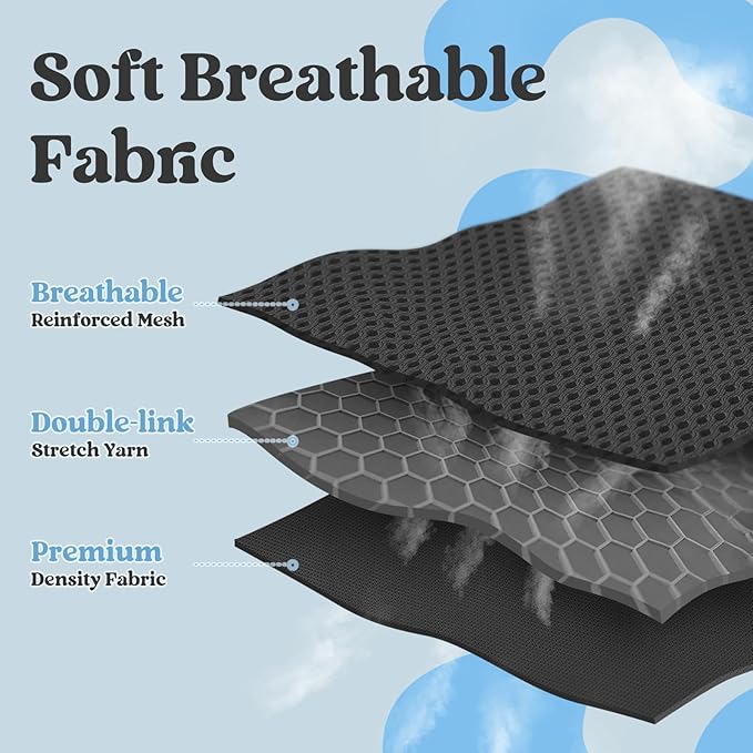 rabbitgoo Dog Harness Small Sized and Leash Set, Step-in Breathable Pet Harness, Soft Walking Reflective Puppy Vest for Small Dogs, Black & Light Blue, XXS