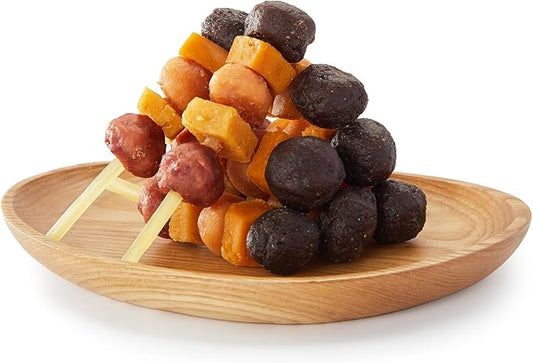 Jungle Calling Dog Treats,Dogs Kabob with Cod Stick, Rawhide-Free Chews, Made with Chicken, Duck, Beef, Sweet Potato and Pumpkin