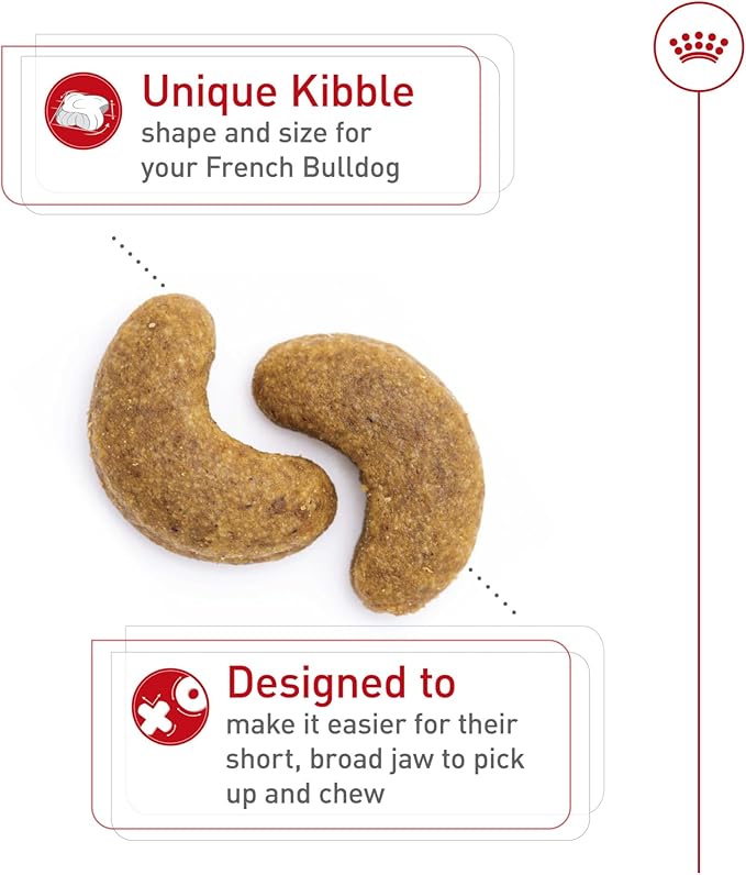 Royal Canin Breed Health Nutrition French Bulldog Adult Dry Dog Food, 17 lb Bag