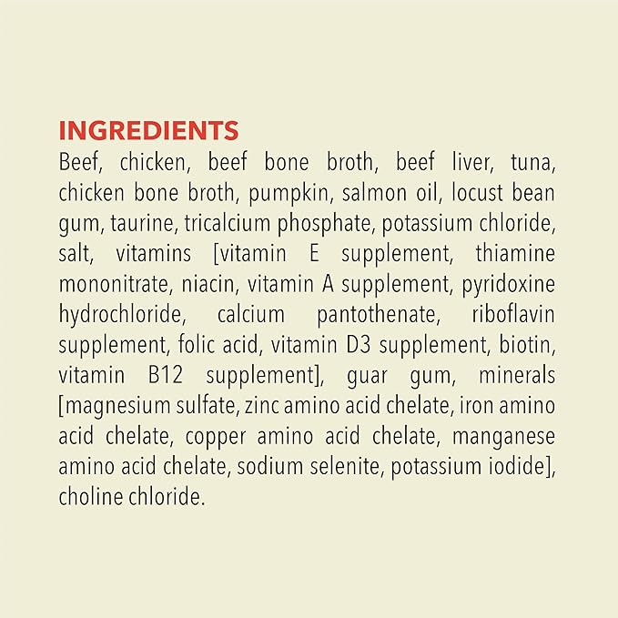 ACANA Premium Pate Wet Cat Food in Bone Broth Beef Chicken + Tuna Recipe 3oz Cans (24 count)