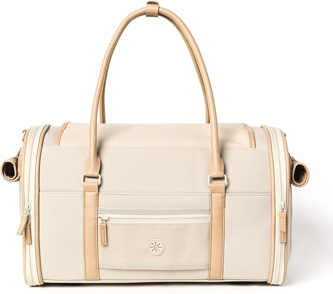 Cat Soft-Sided Carrier, Airlien Compliant, with Ventilation, for Pets Upto 16 lbs (Beige Sand)