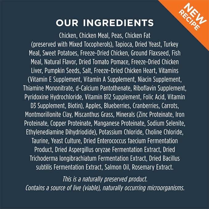 Instinct Raw Boost, Natural Dry Dog Food with Freeze Dried Pieces, High Protein, Grain Free Recipe - Real Chicken, 20 lb. Bag