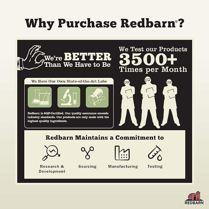 Redbarn Pet Products Naturals Barky Bark Beef Dog Treats 50 Bones