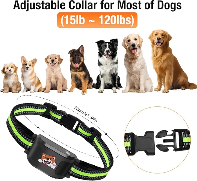 GPS + Wireless Dog Fence & Training Collar – No Subscription, App Geo-Fence 3280ft, 60-164ft Bluetooth Training, 3 Correction Modes, Auto Sleep/Wake, 7-Day Battery, 3-Dog Support (Black)