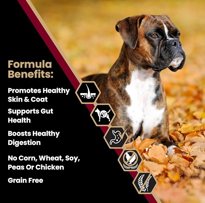VICTOR Super Premium Dog Food— Sensitive Skin and Stomach— Grain Free Lamb Meal and Sweet Potato Recipe Dry Kibble— Gluten Free, No Chicken, Ideal for Dogs with Allergies — Adult and Puppy Food, 30 lb