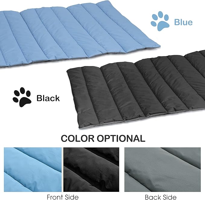 Heeyoo Outdoor Pet Bed, Water-Resistant Camping Mat, Machine-Washable Travel Bed, Foldable for Small to Large Dogs and Cats