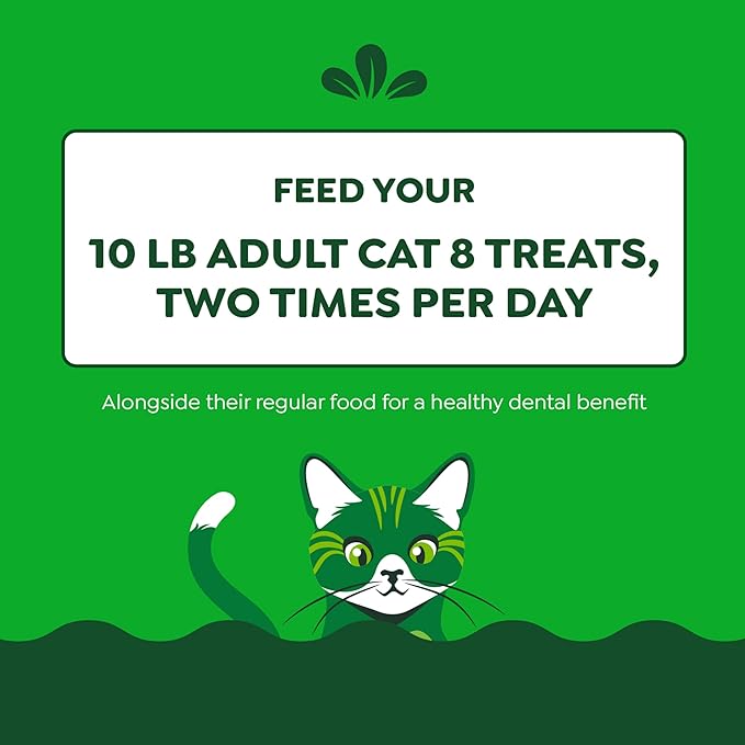 Greenies Feline Adult Dental Cat Treats, Savory Salmon Flavor, 9.75 oz. Tub