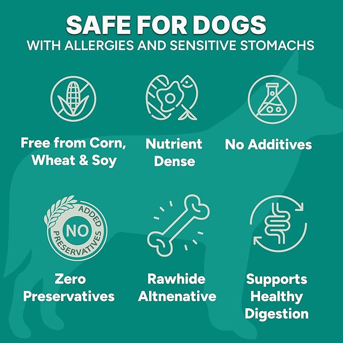 Gaines Family Farmstead Salmon & Sweet Potato Fillets for Dogs - 8 oz Pouch, All-Natural Dog Treats – Wild Caught Alaskan Salmon, Soft Chew, Limited Ingredients, Made in USA