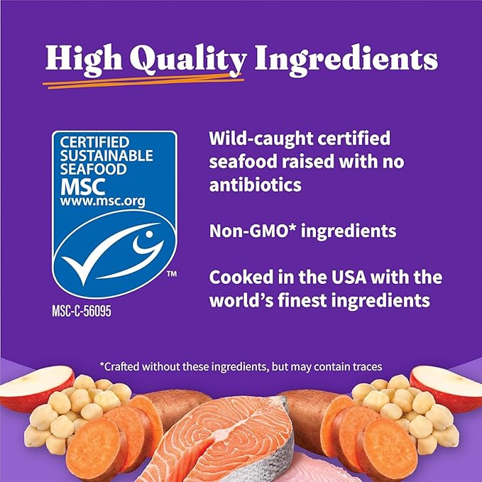 Halo Holistic Small Breed Dog Food, Wild Caught Salmon & Whitefish Recipe, Grain Free Dry Dog Food, for Healthy Weight Support, 3.5 lb Bag