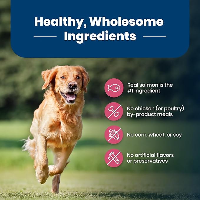 Blue Buffalo Life Protection Formula Adult Dry Dog Food, Helps Build and Maintain Strong Muscles, Made with Natural Ingredients, Salmon & Brown Rice Recipe, 30-lb. Bag