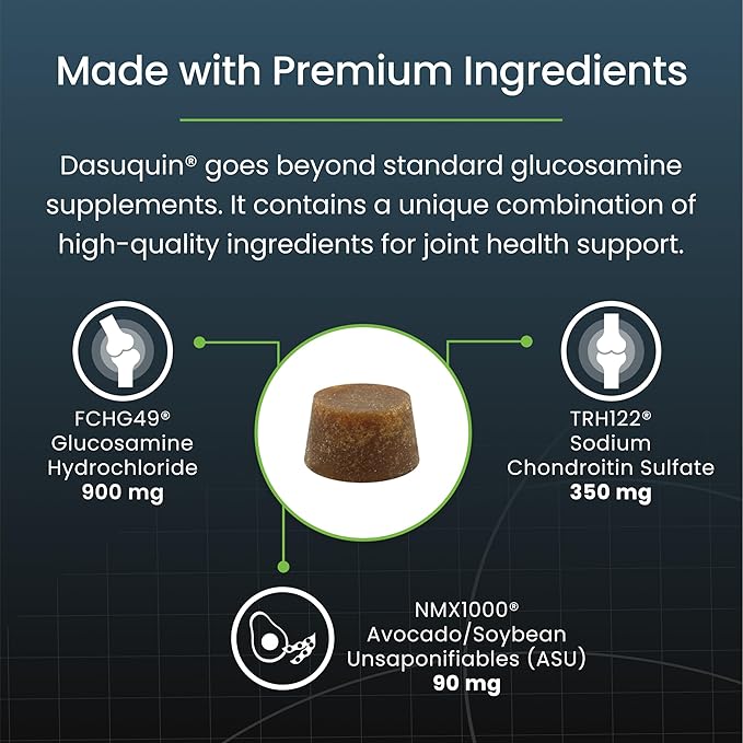 Nutramax Dasuquin for Large Dogs, Joint Health Supplement, Contains Glucosamine for Dogs, Plus Chondroitin, ASU and More, Supports Healthy Joints, Soft Chews, 150 Count