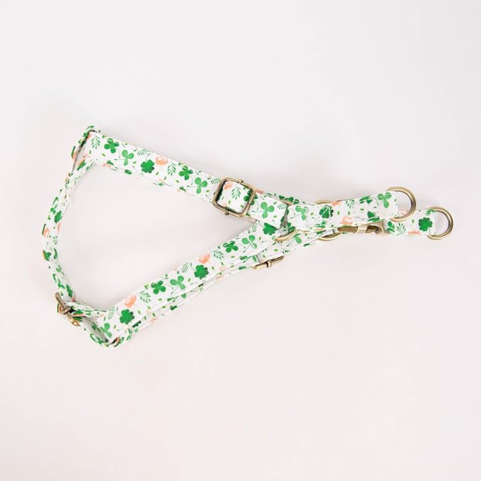 Angie and Allie Organic Cotton Personalized Step in Dog Harness,Custom Dog Halter Vests,Adjustable No Pull Canine Halter Harness for Small Medium Large Dogs