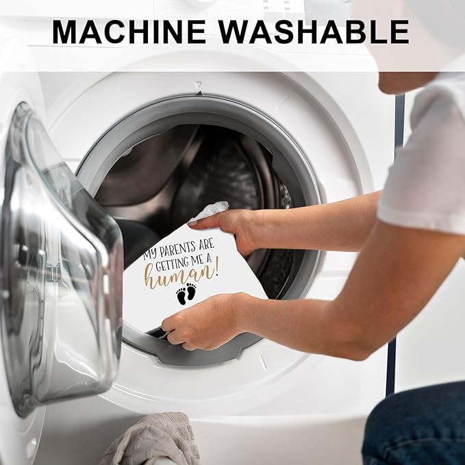 My Parents are Getting me a Human, Pregnancy Announcement Dog Bandana, Gender Reveal Photo Prop Pet Scarf Accessories,Pet Accessories for Dog Lovers (Color)