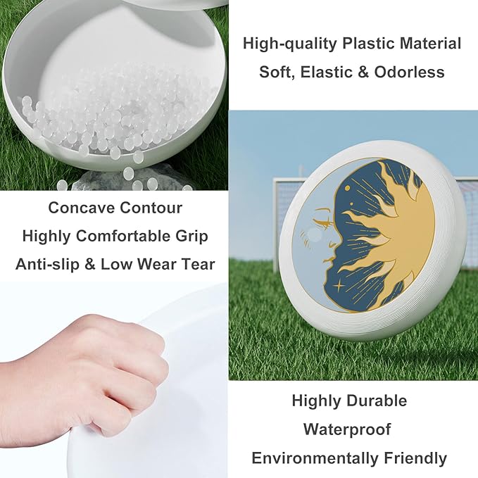 Phoenix Outdoor Flying Disc Fire Phoenix Black Ultimate Disc 175g for Boys Girls Men Women Birthday Christmas