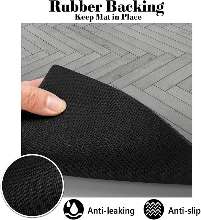 Dog Food Mats for Floors Absorbent, Pet Cat Food Mat - Quick Dry Dog Bowl Mats for Food and Water