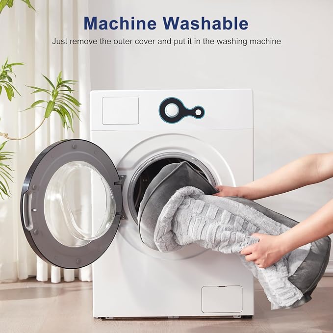 FURTIME Orthopedic Dog Beds Large Sized Dog, XL Washable Dog Sofa Bed for Large Dogs, Comfy Supportive Egg-Crate Foam Pet Couch Bed with Removable Cover, Waterproof Lining and Nonskid Bottom