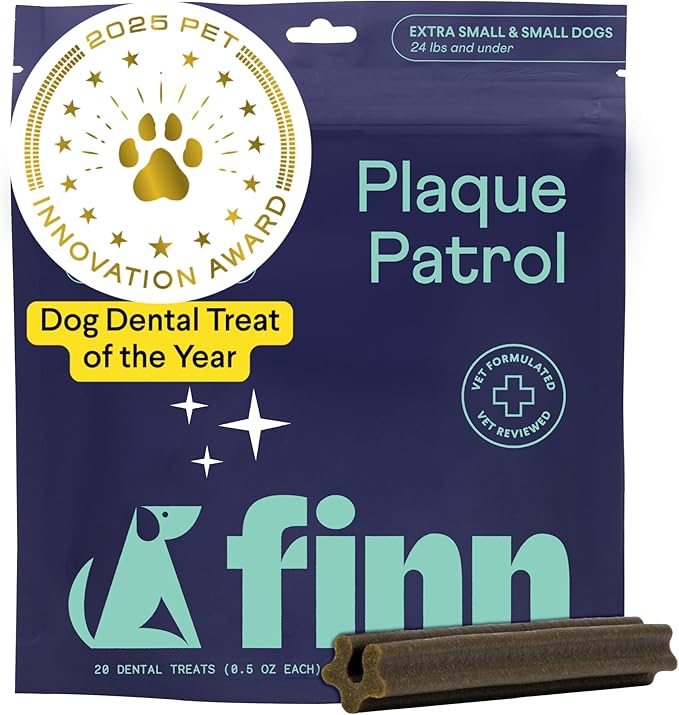 Finn Plaque Patrol Dental Chews (XS/S Dogs (20 Count))
