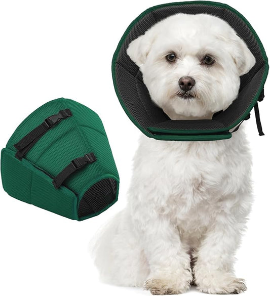 Dog Cone Collar After Surgery, Adjustable Soft Recovery Cone for Small Dogs to Stop Licking, Light-Weight Comfortable Elizabethan Collar for Dogs Anti-Bite Lick Protective Wound