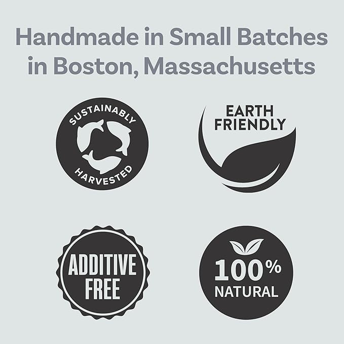 Polkadog Clam Chowda Crunchy Training Bits – All Natural, Limited Ingredient Healthy Training Treats for Dogs. Handcrafted & Made in USA. Made with Atlantic Quahogs, High in Omega-3 – 7oz