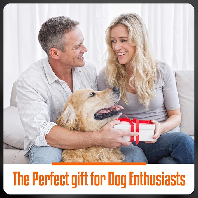 Dog Bark Deterrent Device to Stop Own or Neighbor’s Dog Barking, Biting & Fighting with Long Range – Rechargeable Ultrasonic Portable Anti Barking Device with 3X Sonic Emitters & Light (Gray)