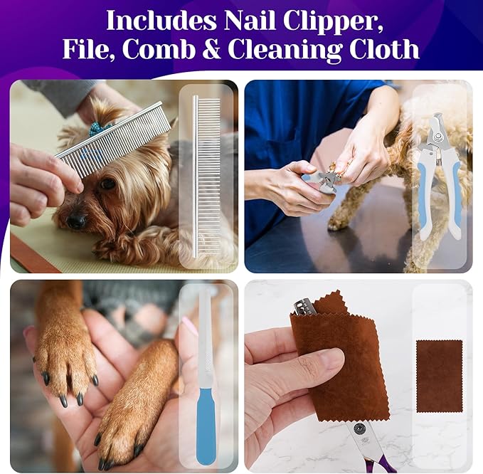 Professional Dog Grooming Scissors Set, Curved Dog Grooming, Thinning Scissors,Chunkers,440C Stainless Steel pet Grooming Scissors