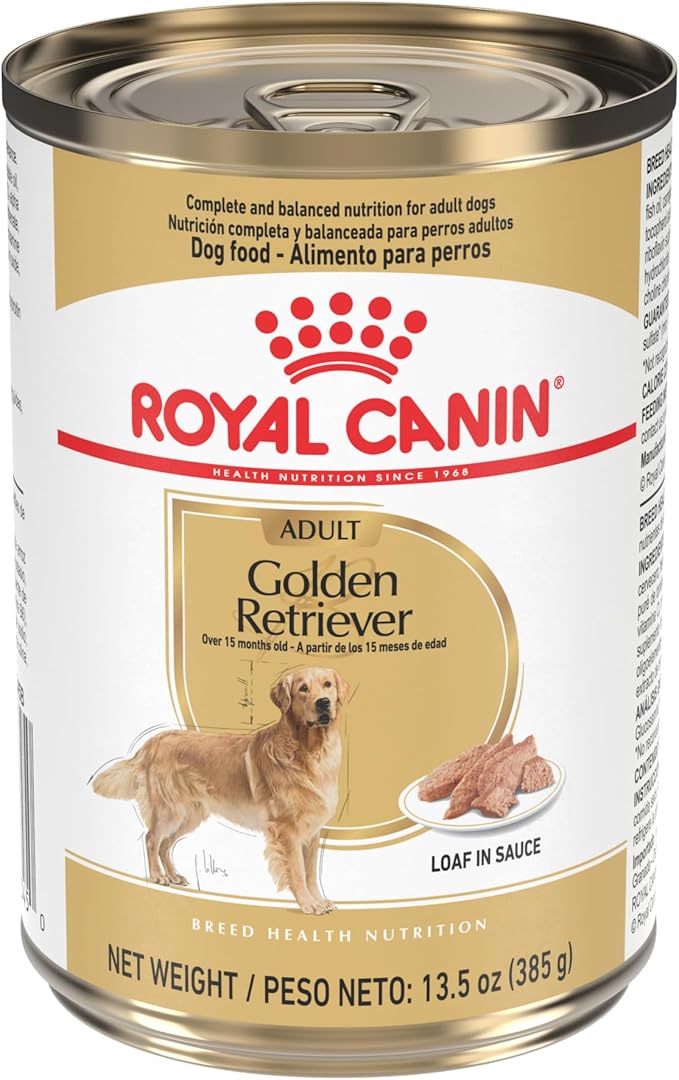 Royal Canin Golden Retriever Loaf in Sauce Canned Dog Food, 13.5 oz can (12-count)