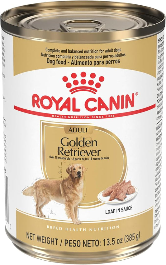 Royal Canin Golden Retriever Loaf in Sauce Canned Dog Food, 13.5 oz can (12-count)