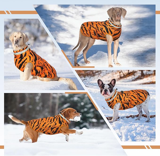 Dog Coats for Small Dogs, Puppy Coat, Warm Winter Jacket, XS Dog Coat with Harness Built in, Waterproof Pet Cold Weather Coats, Puppy Winter Clothes Snowsuit Chihuahua Maltese,XS