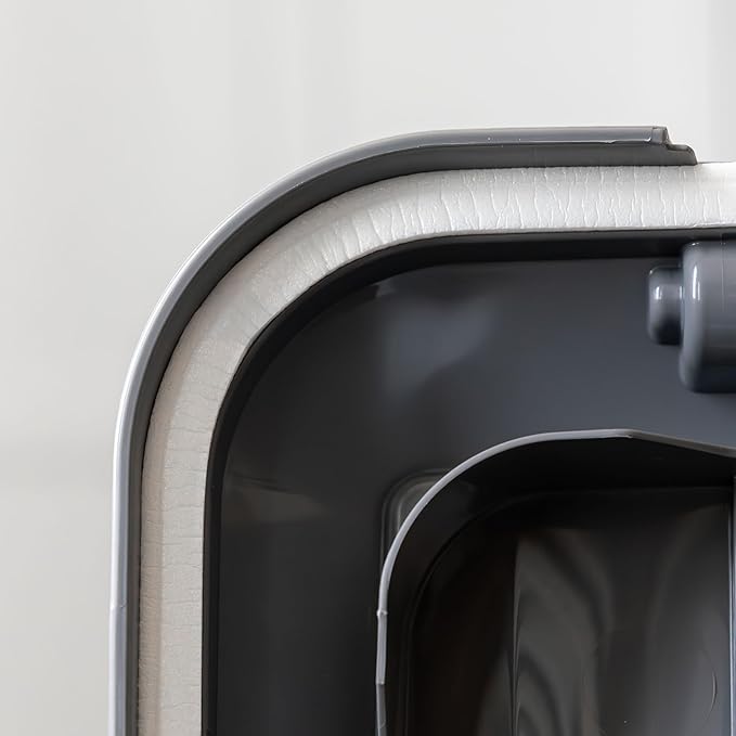 IRIS USA Dog Food Storage Container with Wheels, Airtight Lid, 2-Cup Scoop, Up to 30 Pounds Pet Food Storage, Built in Scoop Storage in Lid, Pet Food Bin, Portable, BPA Free, 2 Pack, Gray/Dark Gray