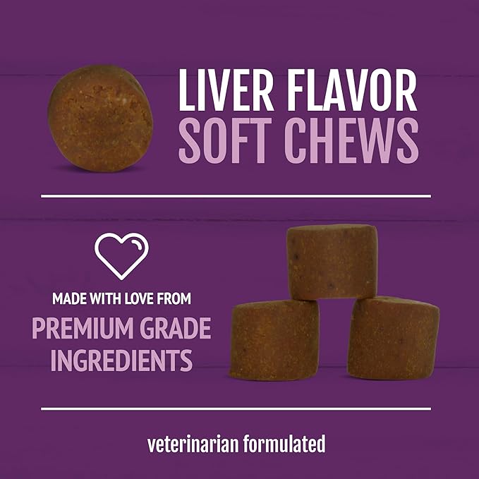 Petnc Natural Care Hip & Joint Health Supplement for Dogs (90 Chews), Glucosamine Chondroitin MSM Dog Chews with Hyaluronic Acid, Liver Flavored Bone & Joint Support Supplement, For All Breeds