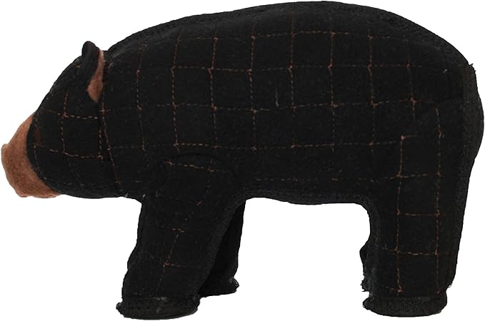 TUFFY - World's Tuffest Soft Dog Toy - Zoo Bear - Squeakers - Multiple Layers. Made Durable, Strong & Tough. Interactive Play (Tug, Toss & Fetch). Machine Washable & Floats. (Regular 2 Pack)