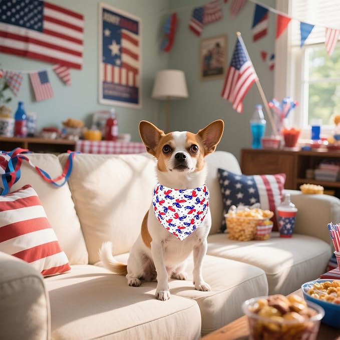 7 Pcs Holiday Dog Bandanas for Small Dogs Cats Stitching Edge Holiday Dog Bandana Halloween Puppy Scarves Grooming S