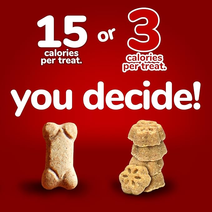 Fruitables Skinny Mini Dog Treats Healthy Apple Bacon Flavored Dog Snacks Low Calorie Training Treats Wheat, Corn & Soy Free 5 Ounces (Pack of 4)