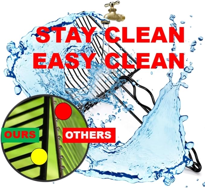 Metal Cat Litter Scoop, Fast Kitty Box Pooper Scooper with Holder, Deep Large Shovel, Upgraded with Flat Head and a Comfy Thumb Hole in Long Handle