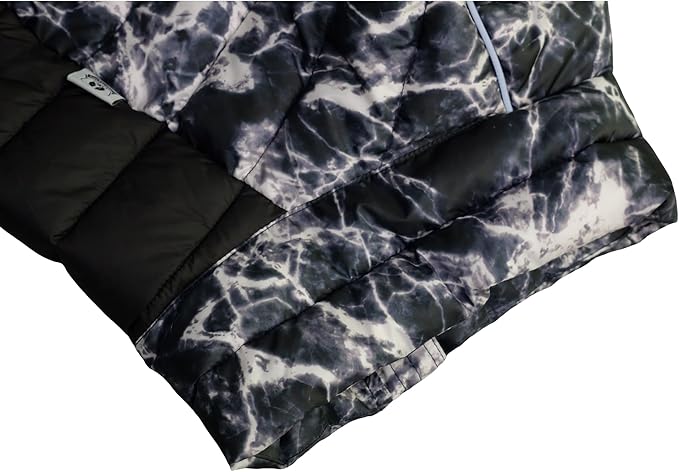 miai Warm Dog Jacket, Waterproof Windproof Reflective Vest, Zippered Adjustable Outdoor Snow Jacket for Small to Large Dogs - Black XL