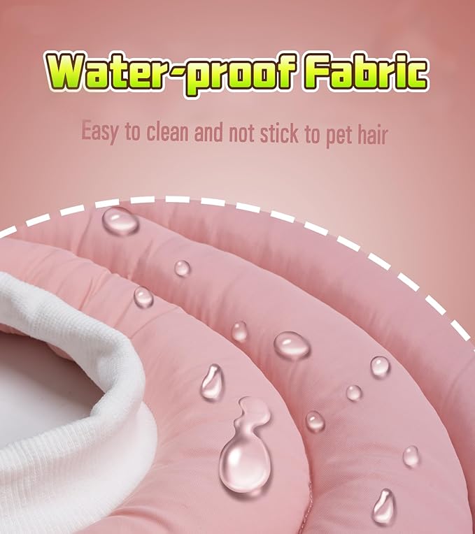 Soft Dog Cones, Adjustable Recovery Dog Donut Collar- Comfy Water Proof Pup Cone Alternative After Surgery-Anti-Bite Lick Wound Healing Pet E-Collar for Small Large Medium Dogs-BARDIMIES