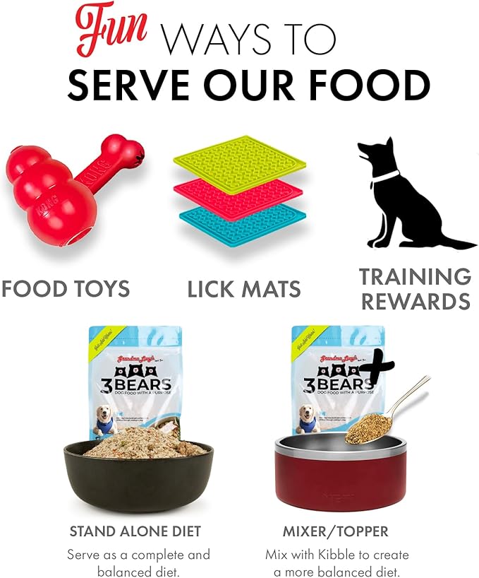 Grandma Lucy's 3 Bears Fish Dog Food - 8lb