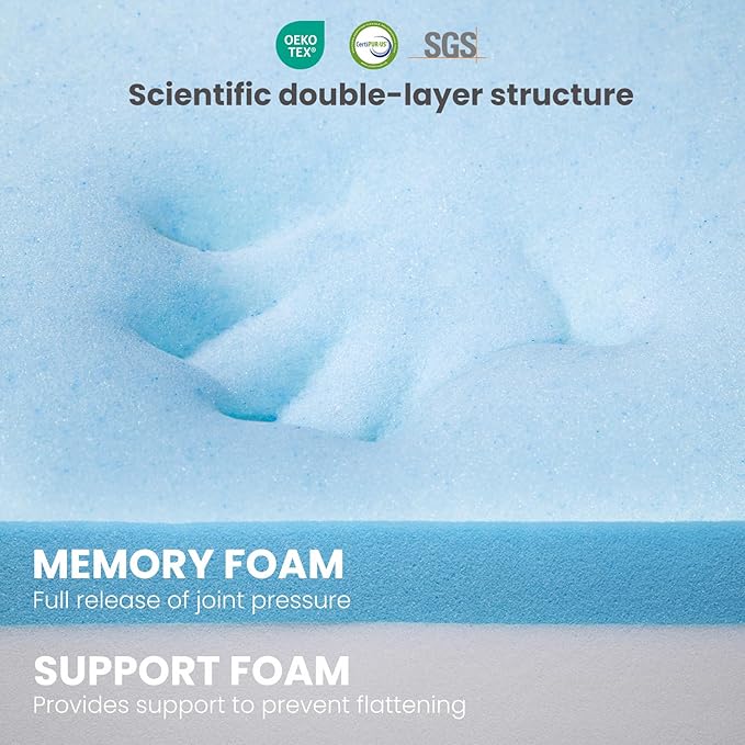 Laifug Orthopedic Memory Foam Dog Bed with Durable Water Proof Liner and Removable Washable Cover (Large (40"x25"x6"), Brown)