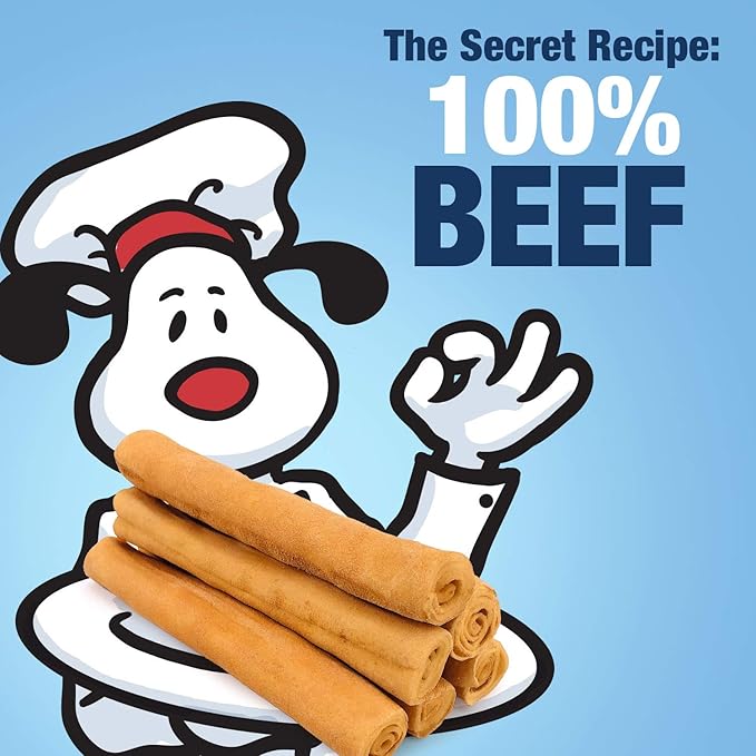 ValueBull USA Rawhide Twists for Small Dogs, 5 Inch, Smoked, Varied Thicknesses, 100 Count - Natural & Safe, USA Beef Hide, Long Lasting, Chemical Free, No Artificial Flavors