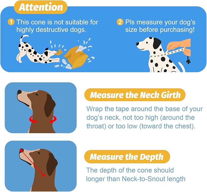 Dog Cone Collar to Stop Licking: Soft Mesh Recovery Collar After Surgery with Detachable Pad, Elizabeth Cone Alternative for Large Medium, Small Dogs, Normal Eating and Drinking (XL)